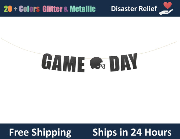 Game Day | Hanging Letter Party Banner