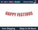 Happy Festivus | Hanging Letter Party Banner