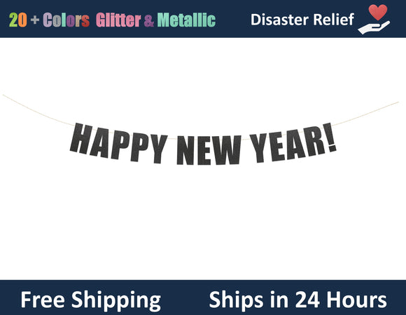 Happy New Year! | Hanging Letter Party Banner