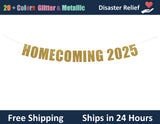Homecoming 2025 | Hanging Letter Party Banner