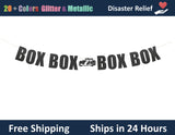 Box Box Box Box | Hanging Letter Party Banner