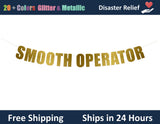 Smooth Operator | Hanging Letter Party Banner