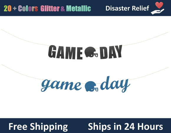 Game Day | Hanging Letter Party Banner