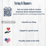 Custom Text | Hanging Letter Party Banner
