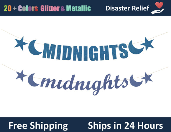 Midnights | Hanging Letter Party Banner