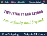 Two Infinity and Beyond | Hanging Letter Party Banner
