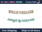 Virgo Season | Hanging Letter Party Banner